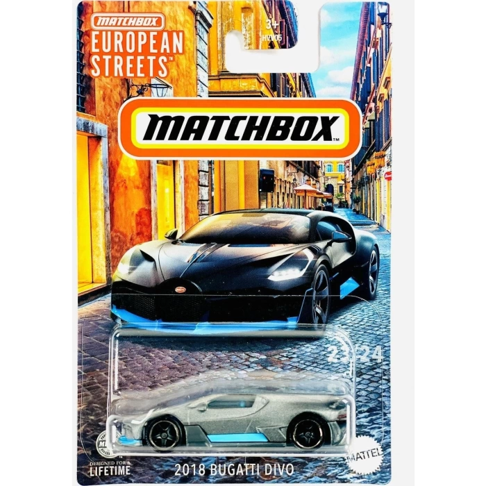 Matchbox European Streets 2018 Bugatti Divo - HVV44