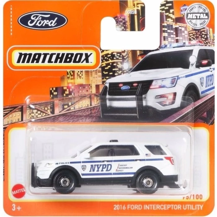 Matchbox Tekli Arabalar 2016 Ford İnterceptor Utility-HFT16