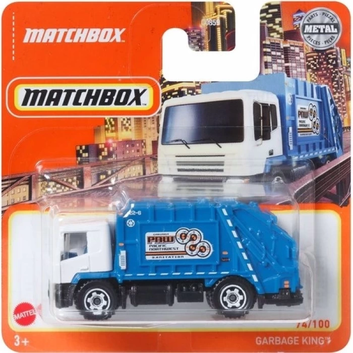 Matchbox Tekli Arabalar Garbage King HFR97