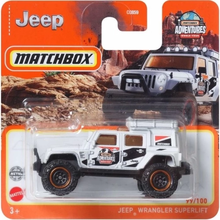 Matchbox Tekli Arabalar Jeep Wrangler Superlift HFT20