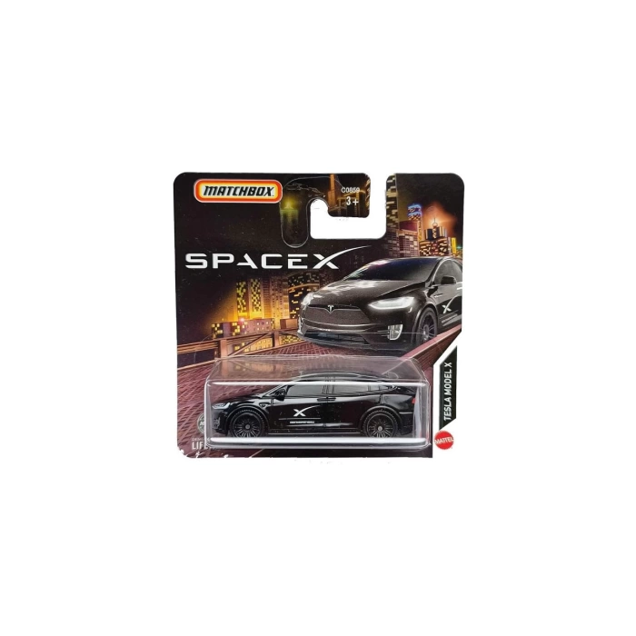 Matchbox - Tesla Model x - Siyah (1/64) Spacex-HVN43