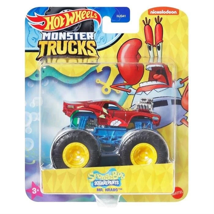 Mattel Hot Wheels Monster Trucks Mr.Krabs 1:24 Araba HWN79