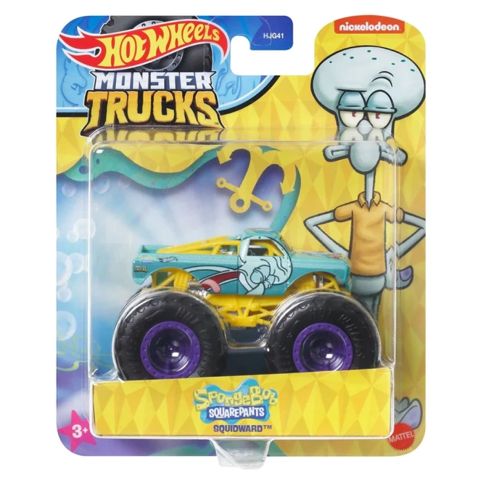 Mattel Hot Wheels Monster Trucks Squidward 1:24 Araba HWN78