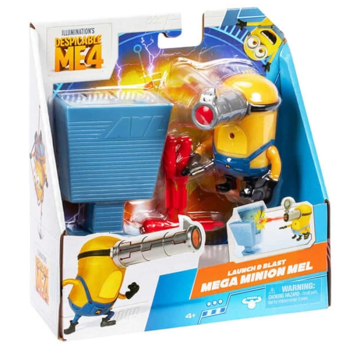 Minions Aksiyon Figürü 10 Cm 59277 Launch & Blast Mega Minion Mel