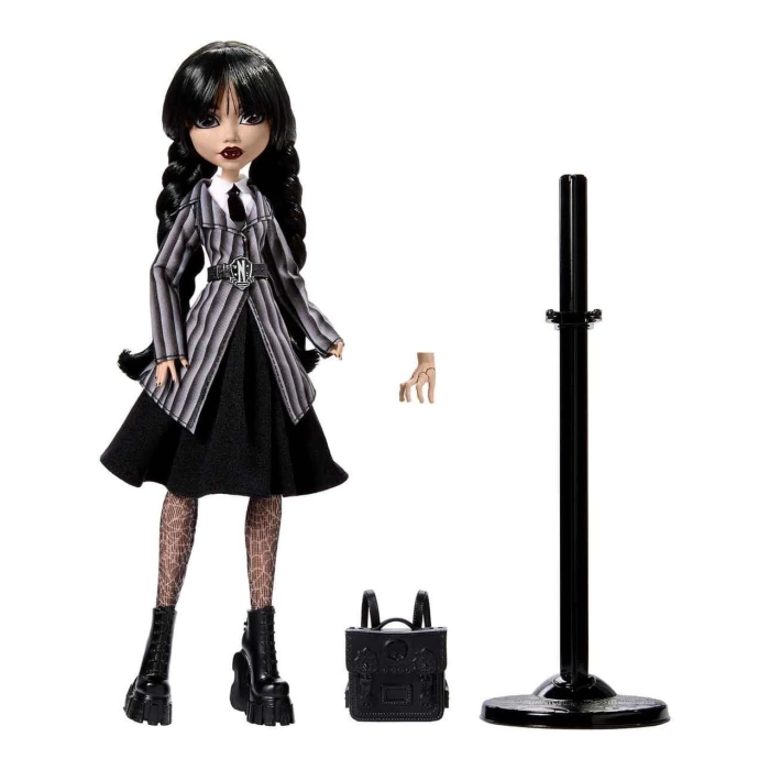 Monster High Monster High Wednesday Addams Okul Üniformalı Bebek HXJ04