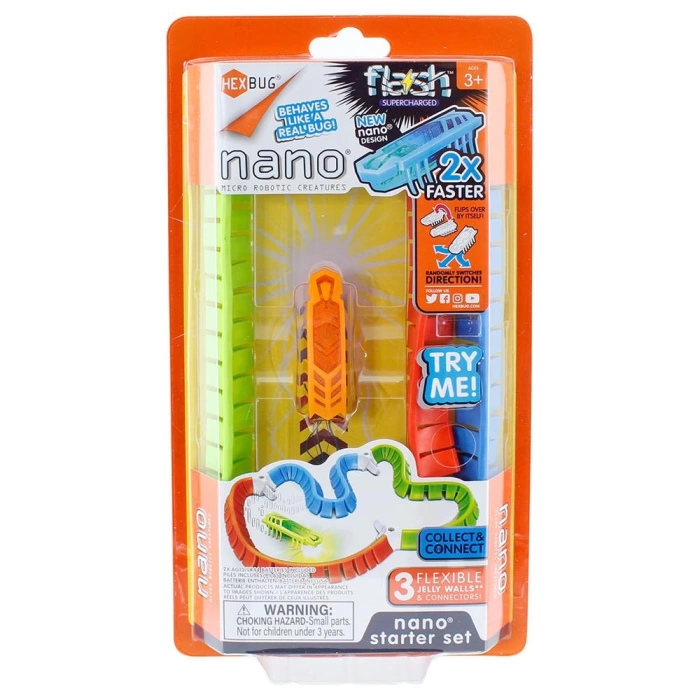 NECO TOYS Hexbug Flash Nano Başlangıç Seti Turuncu