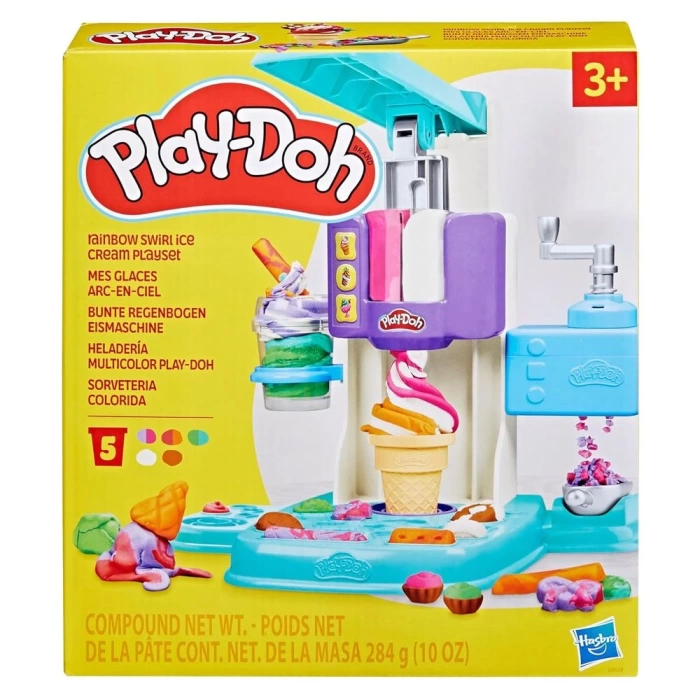 Play-Doh Gökkuşağı Girdaplı Dondurma Oyun Seti G0028