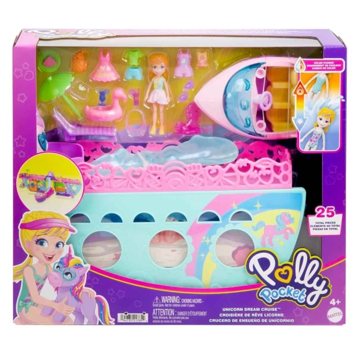 Polly Pocket Unicorn Bot Oyun Seti HWP26