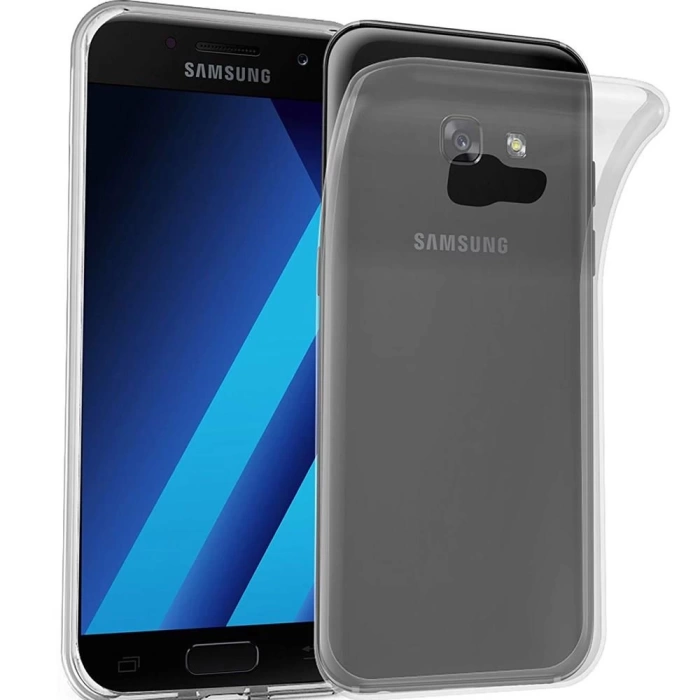 Samsung Galaxy A3 2017 Esnek Şeffaf Silikon Cep Telefonu Kılıfı