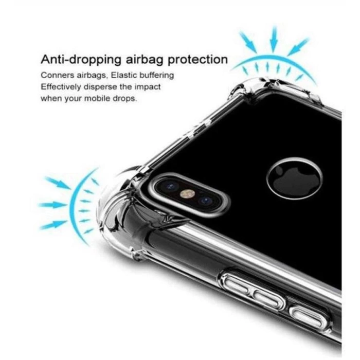 Samsung Galaxy A5 2017 Anti Crash Şeffaf Silikon Kılıf