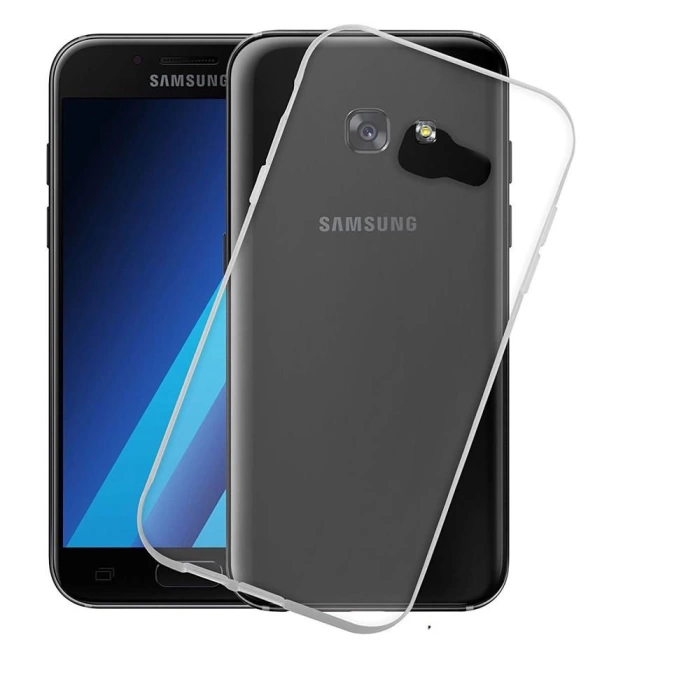 Samsung Galaxy A5 2017 Esnek Şeffaf Silikon Cep Telefonu Kılıfı