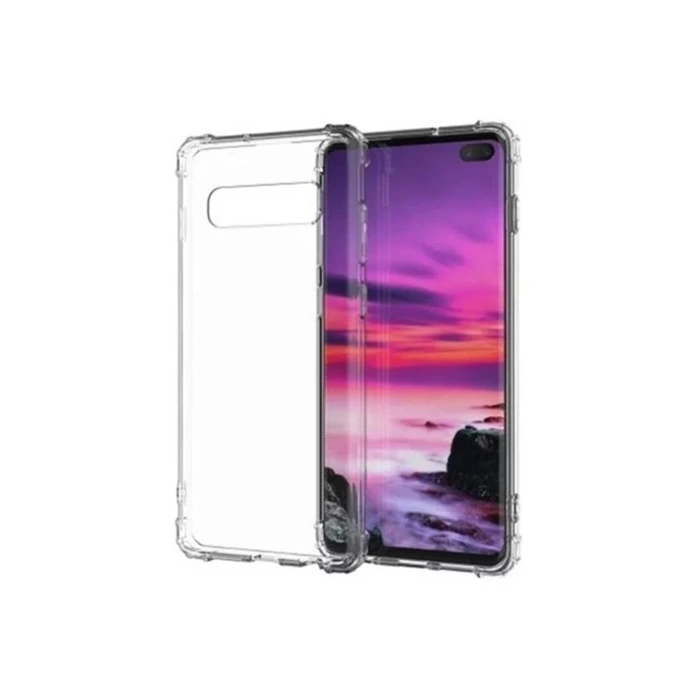 Samsung Galaxy S10 Anti Crash Şeffaf Silikon Kılıf