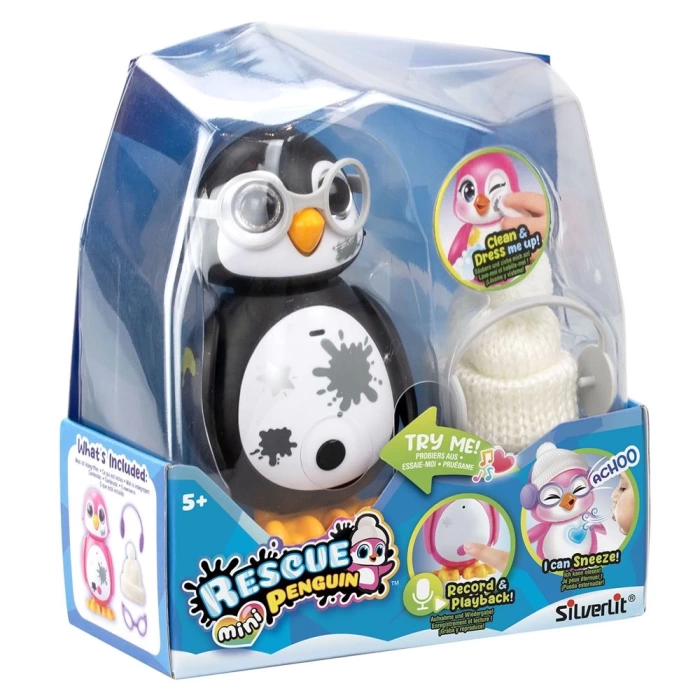 Silverlit Rescue Mini Penguen Siyah