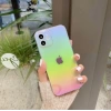 İphone 11 Parlak Rainbow Holografik Kamera Korumalı Sert Kılıf