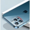 iPhone 13 Pro Kamera Korumalı Şeffaf Tıpalı Silikon Kılıf