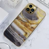 İphone 13 Pro Marble Case Mermer Desenli Cam Telefon Kılıfı