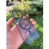 İphone 14 Pro Max Hybrid Magsafe Animasyonlu Sararmaz Kılıf