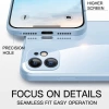 iPhone 7-8 Parlak Cam Kamera Korumalı Telefon Kılıfı