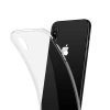 iPhone X Comely Series Şeffaf Silikon Cep Telefonu Kılıfı