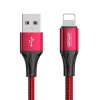Joyroom S-1030N1 USB to Lighting Metal Kopmaz Hızlı Şarj Kablosu 3A