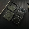 Samsung Z Flip 3 Deri Magsafe Özellikli Kılıf