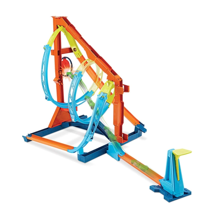 Hot Wheels Track Builder Spiral Dönüşlü Pist Seti