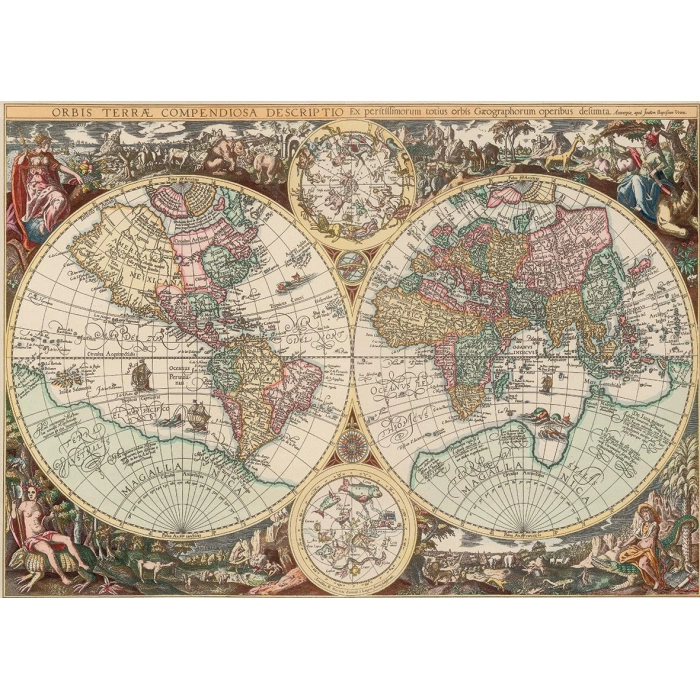 Art Puzzle Dünya Haritası 260 Parça