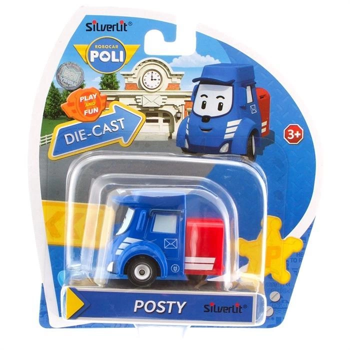 Robocar Poli Metal Araç Posty Figür