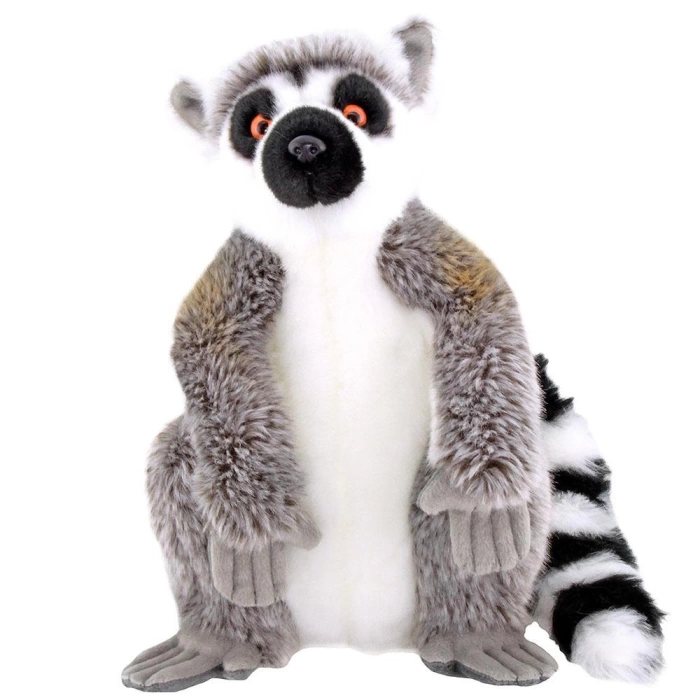 Animals Of The World Oturan Lemur Peluş Oyuncak 28 cm