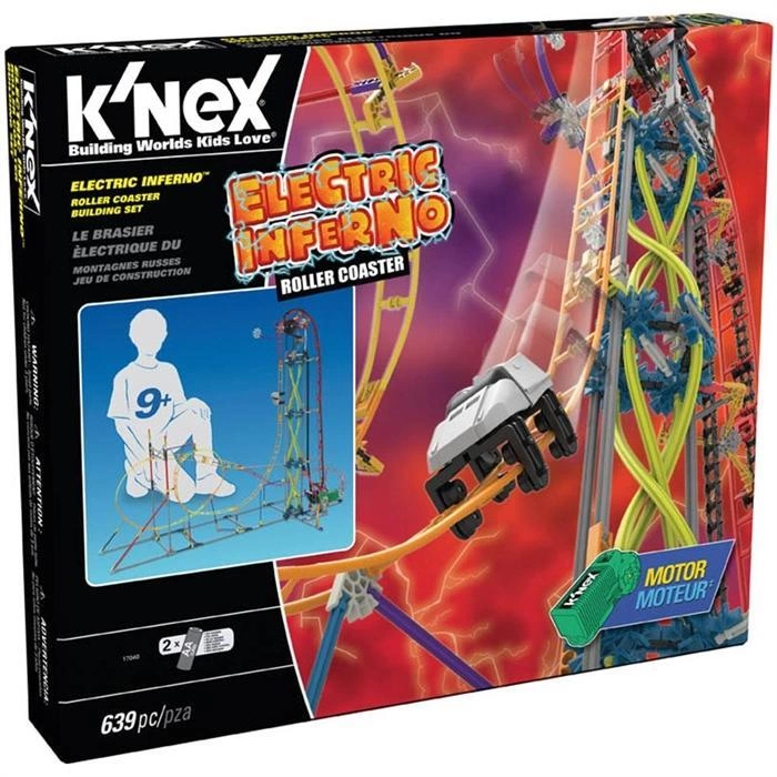 K’Nex Electric Inferno Roller Coaster Seti (Motorlu) Thrill Rides