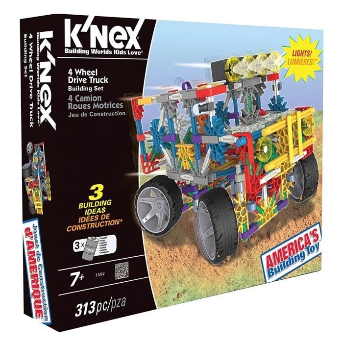 K’Nex 4 Çeker Kamyon (Motorlu) Building Set Knex 11414