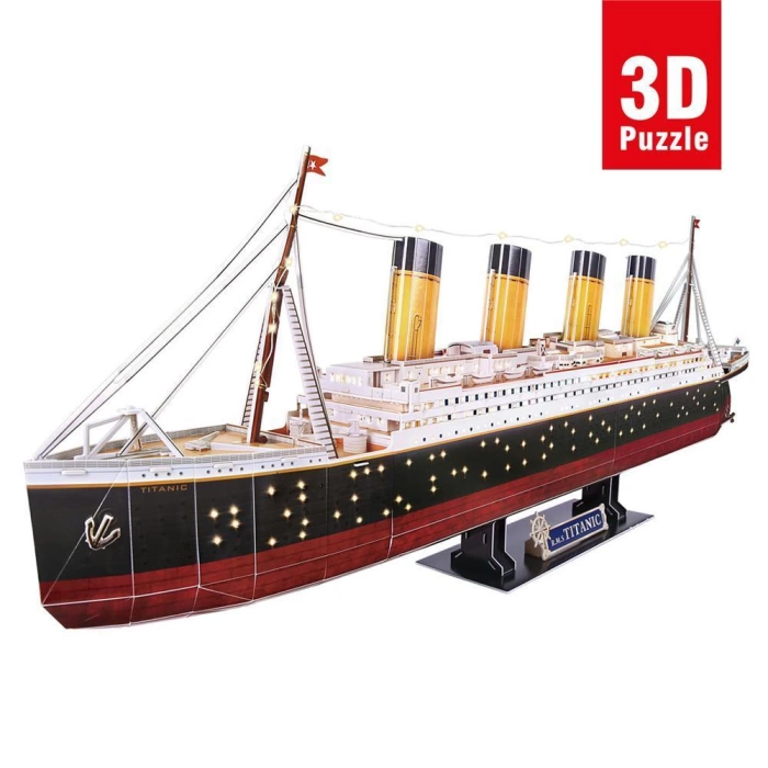 Cubic Fun Titanic Led Işıklı 3D Puzzle L521H