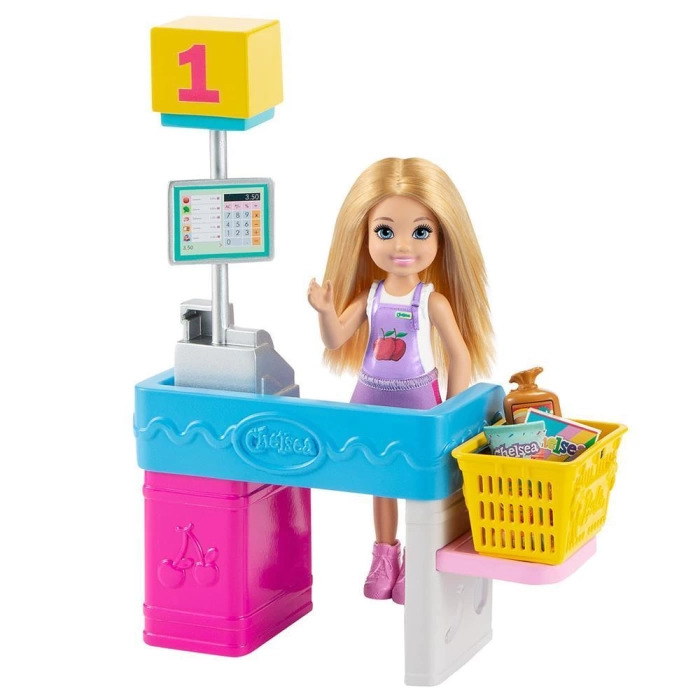 Barbie Market Çalışanı Chelsea ve Oyun Seti