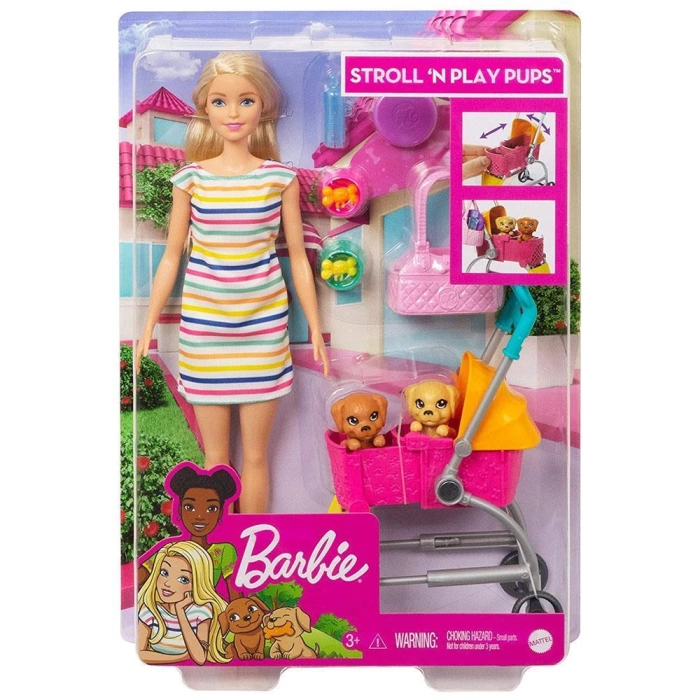 Barbie ve Köpekleri Geziyor Oyun Seti