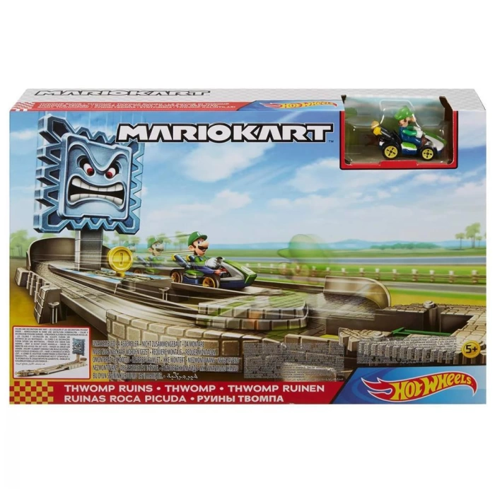 Hot Wheels Mario Kart Thwomp Kalıntıları Yarış Seti