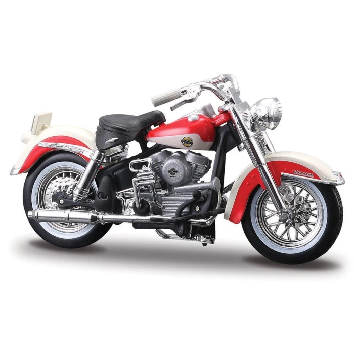 Maisto 1:24 Harley-Davidson 1958 FLH Duo Glide Motorsiklet