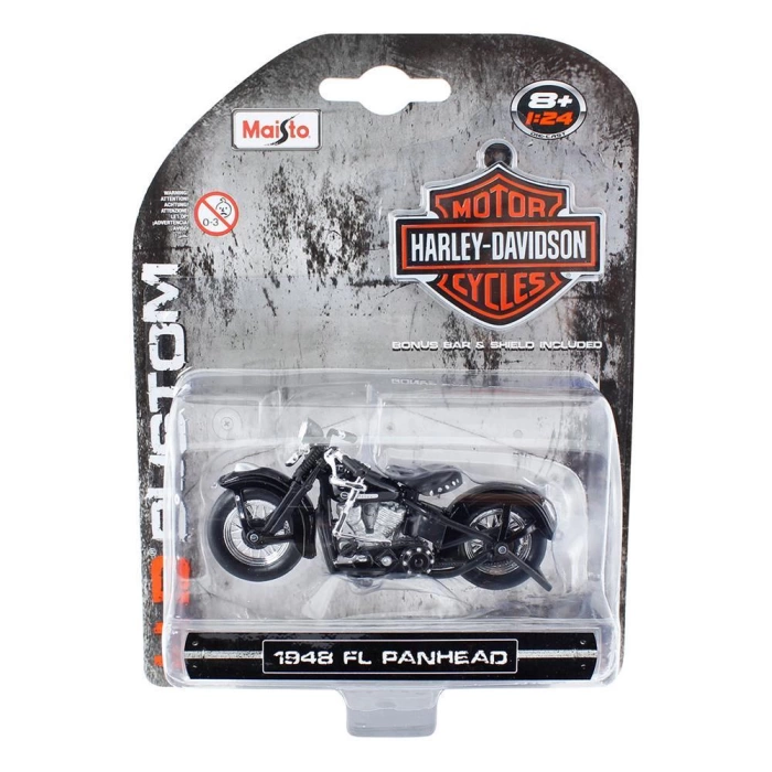 Maisto 1:24 Harley-Davidson 1948 FL Panhead Motorsiklet