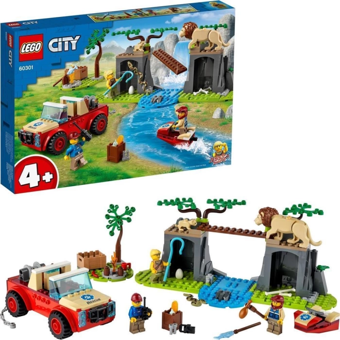 Lego City Vahşi Hayvan Kurtarma Jipi 60301