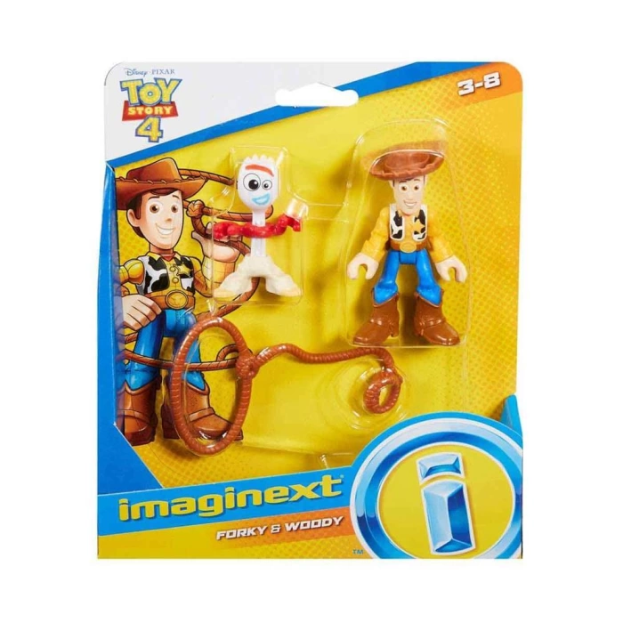 Imaginext Toy Story 4 İkili Figür Seti 8 cm - Forky ve Woody