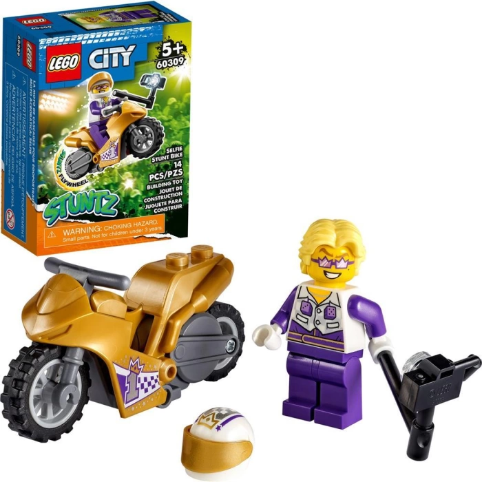 Lego City Kameralı Gösteri Motosikleti 60309