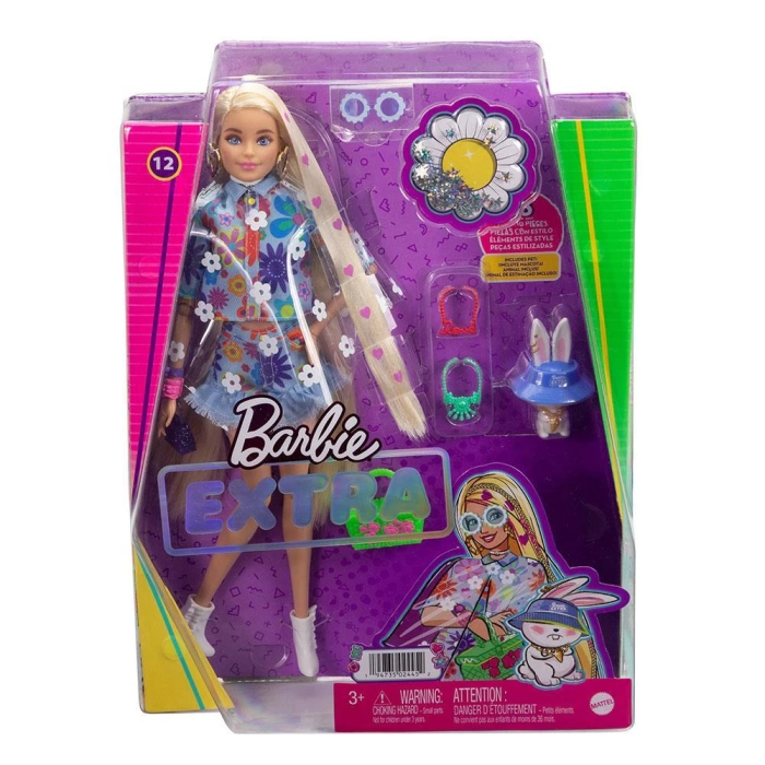 Barbie Extra Mavi Etekli Bebek