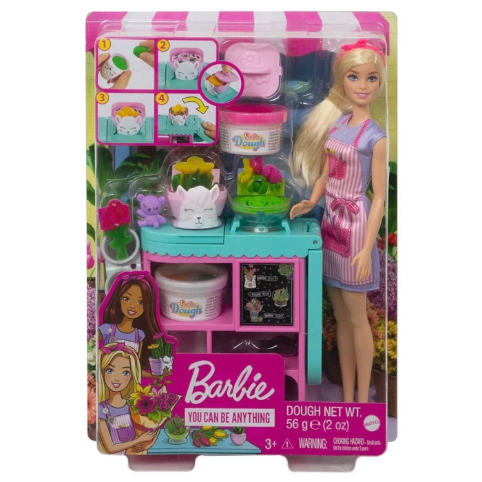 Barbie Çiçekçi Bebek ve Oyun Seti