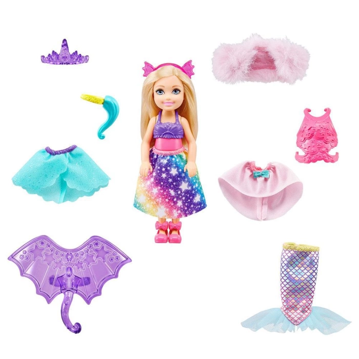 Barbie Dreamtopia Chelsea ve Kostümleri Oyun Seti