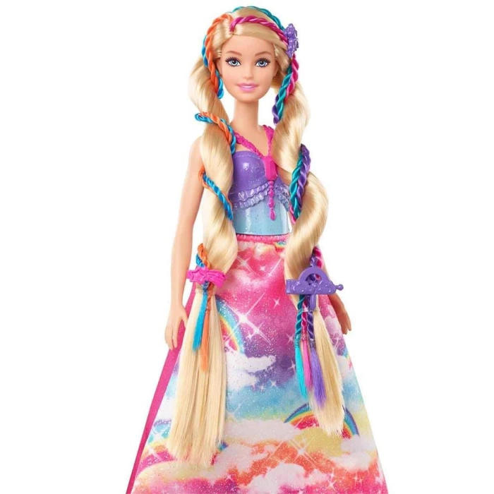 Barbie Dreamtopia Örgü Saçlı Prenses Bebeği