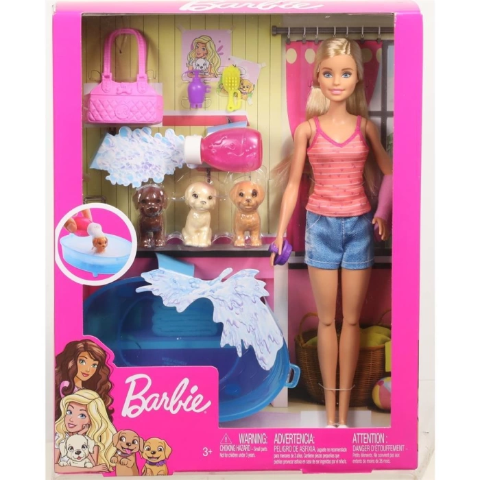 Barbie ve Köpekleri Banyo Keyfinde Oyun Seti