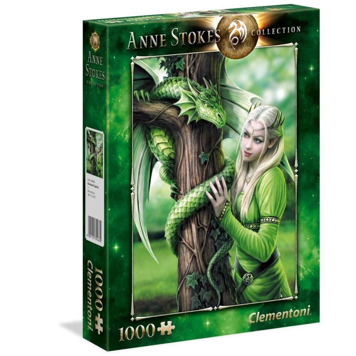 Clementoni 1000 Parça Anne Stokes Collection Kindred Spirits Puzzle