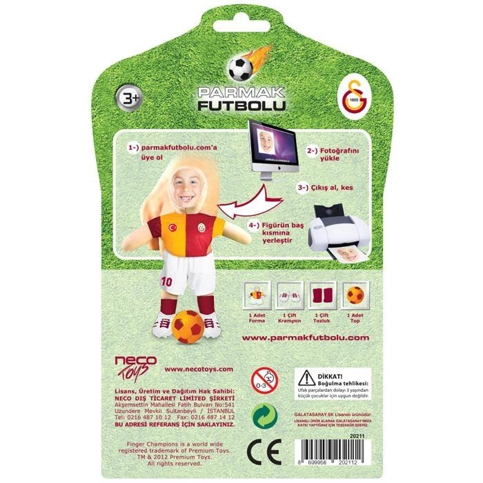 Galatasaray Parmak Futbolu Oyuncu Seti