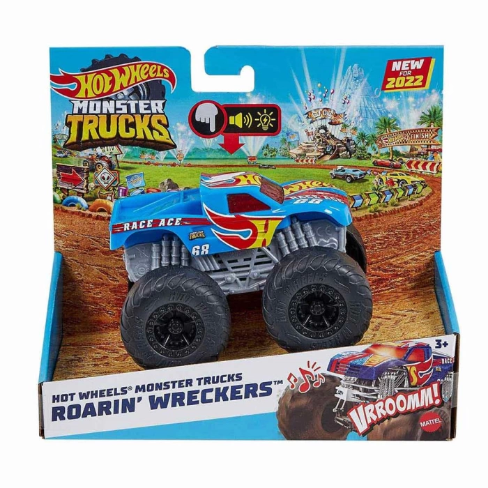 Hot Wheels Monster Trucks 1:43 Kükreyen Arabalar HDX63