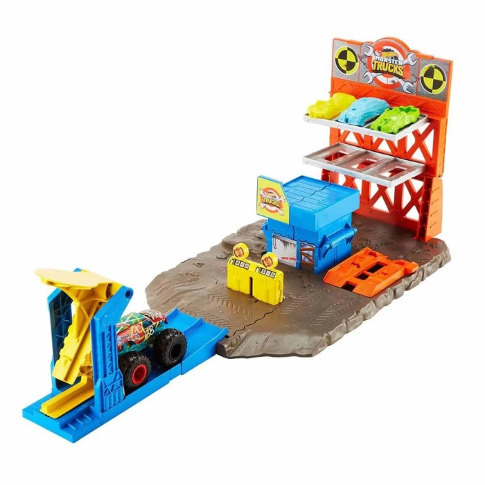 Hot Wheels Monster Trucks Patlama İstasyonu Oyun Seti