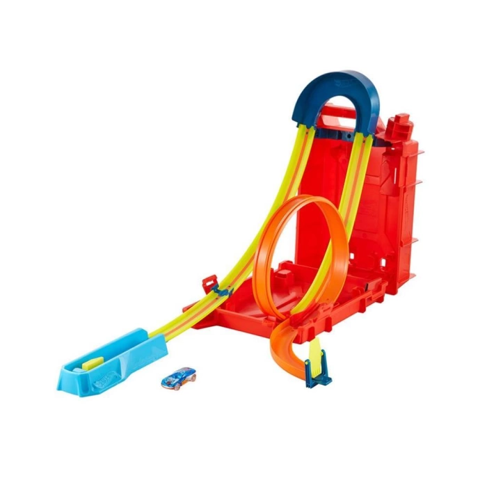 Hot Wheels Track Builder Benzin Bidonu Akrobasi Seti